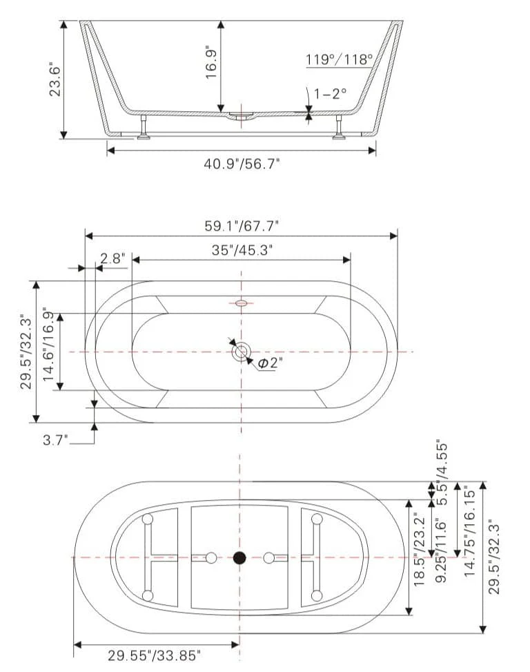 BAIN AUTOPORTANT - V6812-BL - Image 4