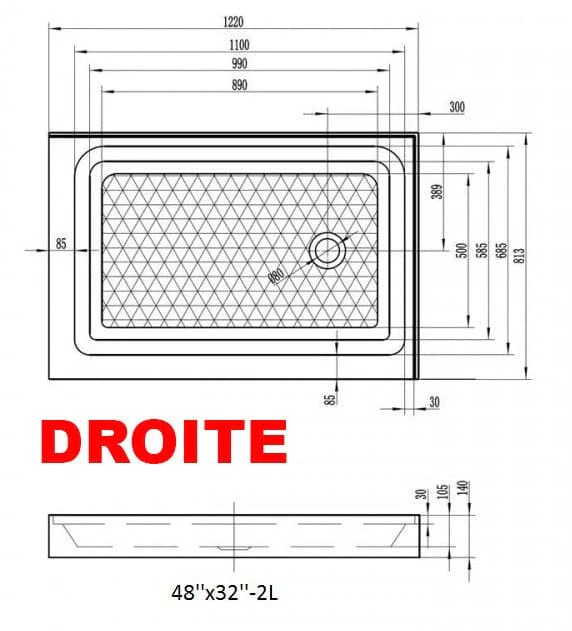 BASE DE DOUCHE - BILO - Image 4