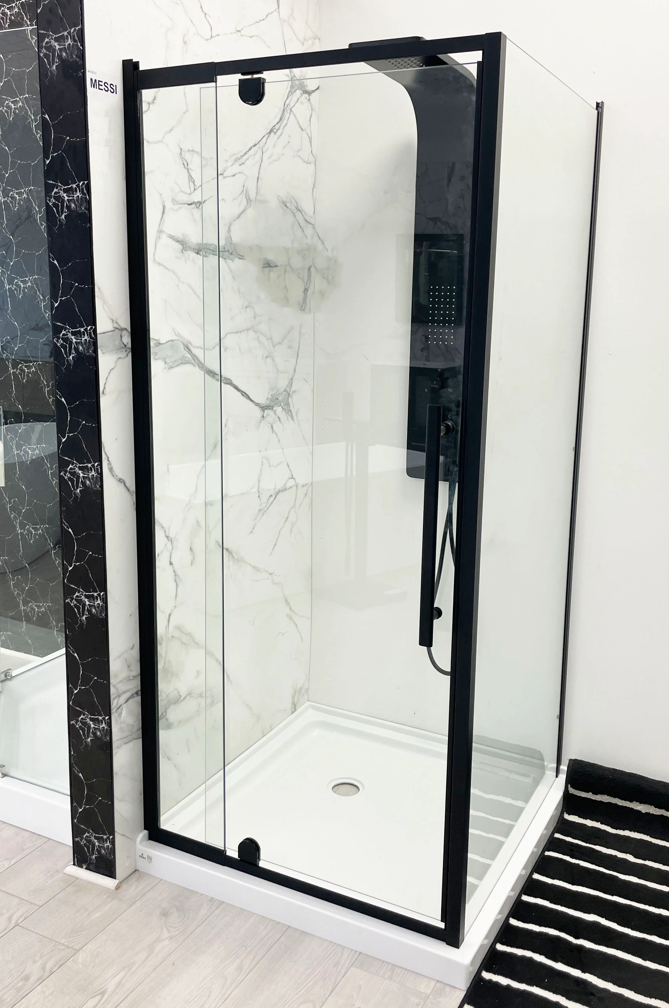 DOUCHE CARRÉ - MESSI 36 x 36" NOIR - Image 4