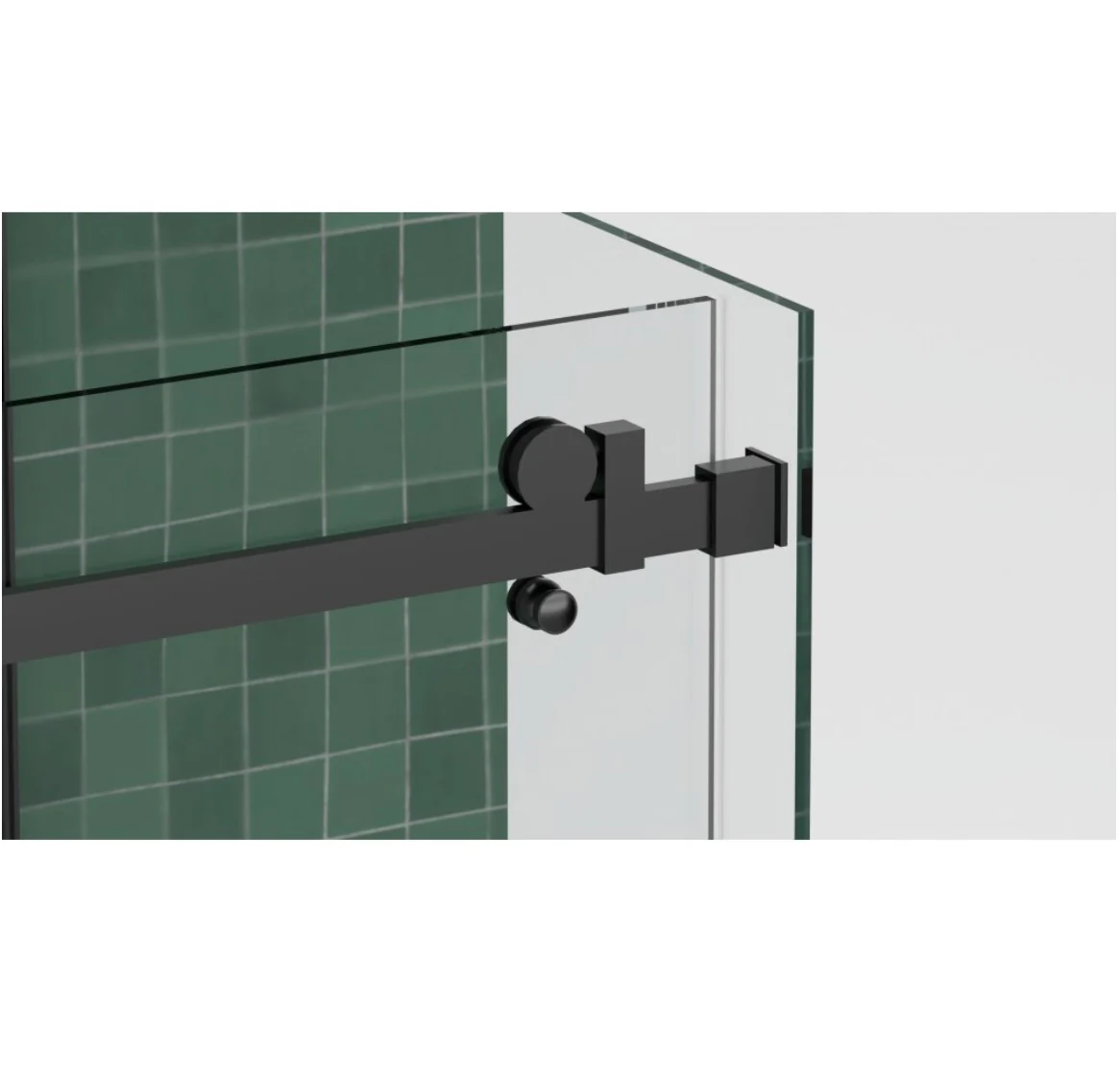 DOUCHE COULISSANTE - MIKOTO 10MM NOIR - Image 4