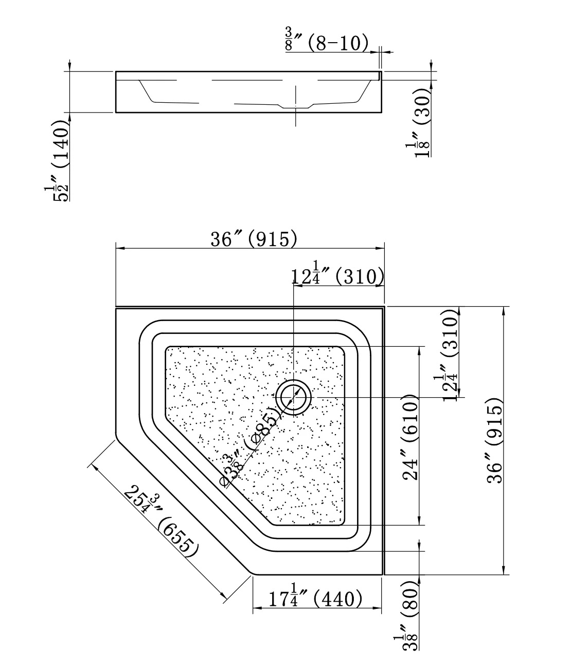 DOUCHE NEO ANGLE - ZITA - Image 5