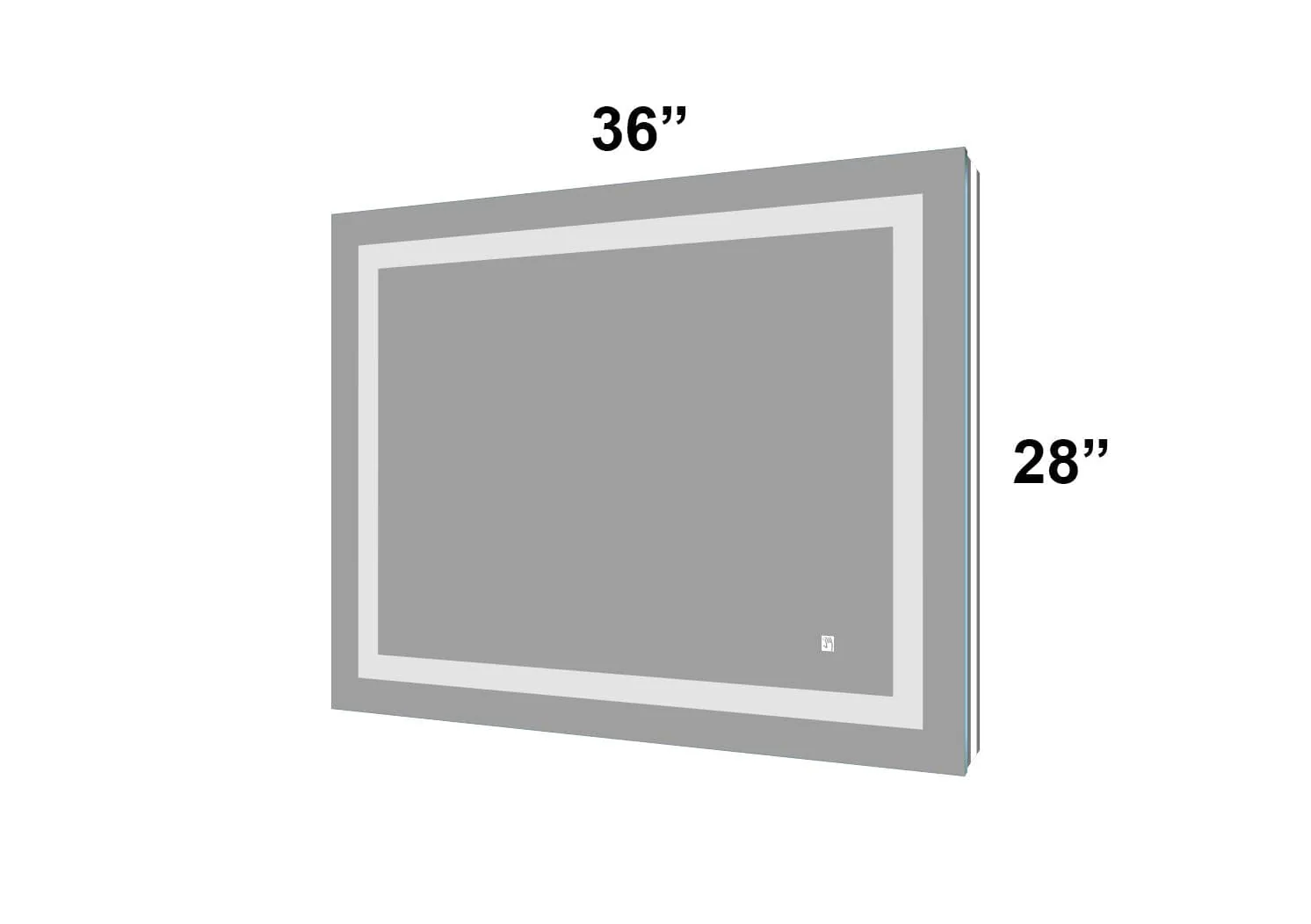 MIROIR LED ARIA - 36 x 28" - Image 9