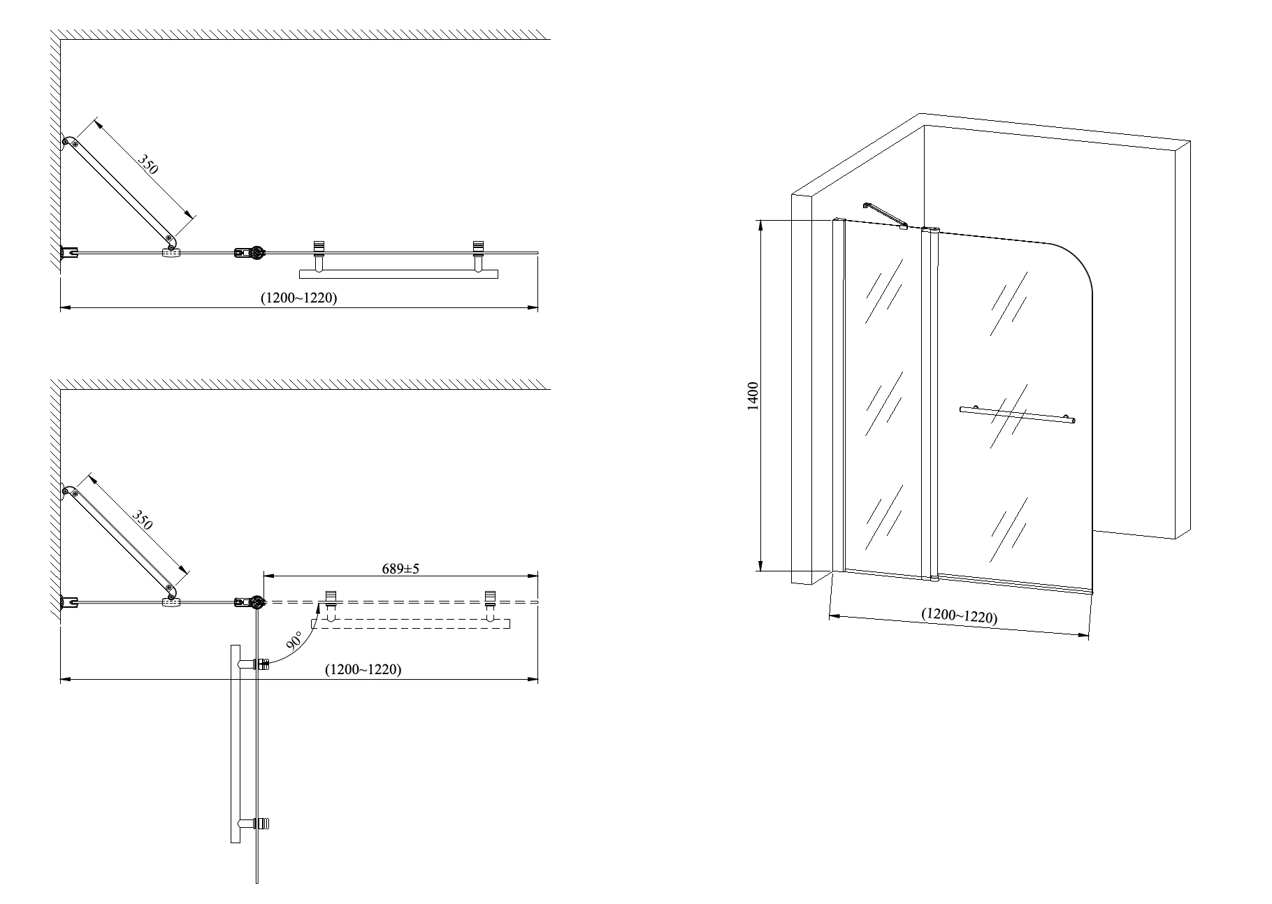PORTE DE BAIN - BELLA NOIR - Image 3