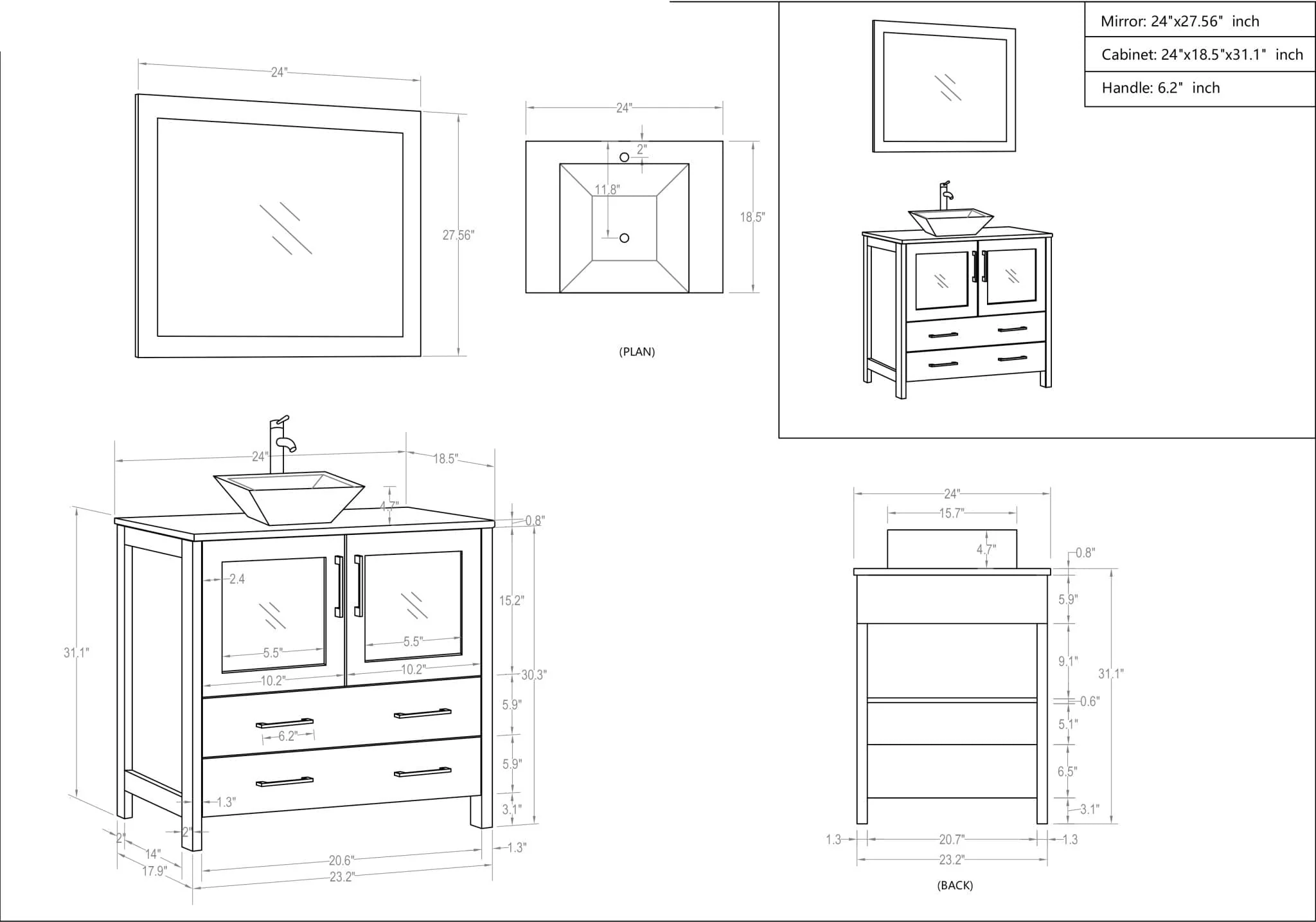 VANITÉ VA31 - 24" - Image 7