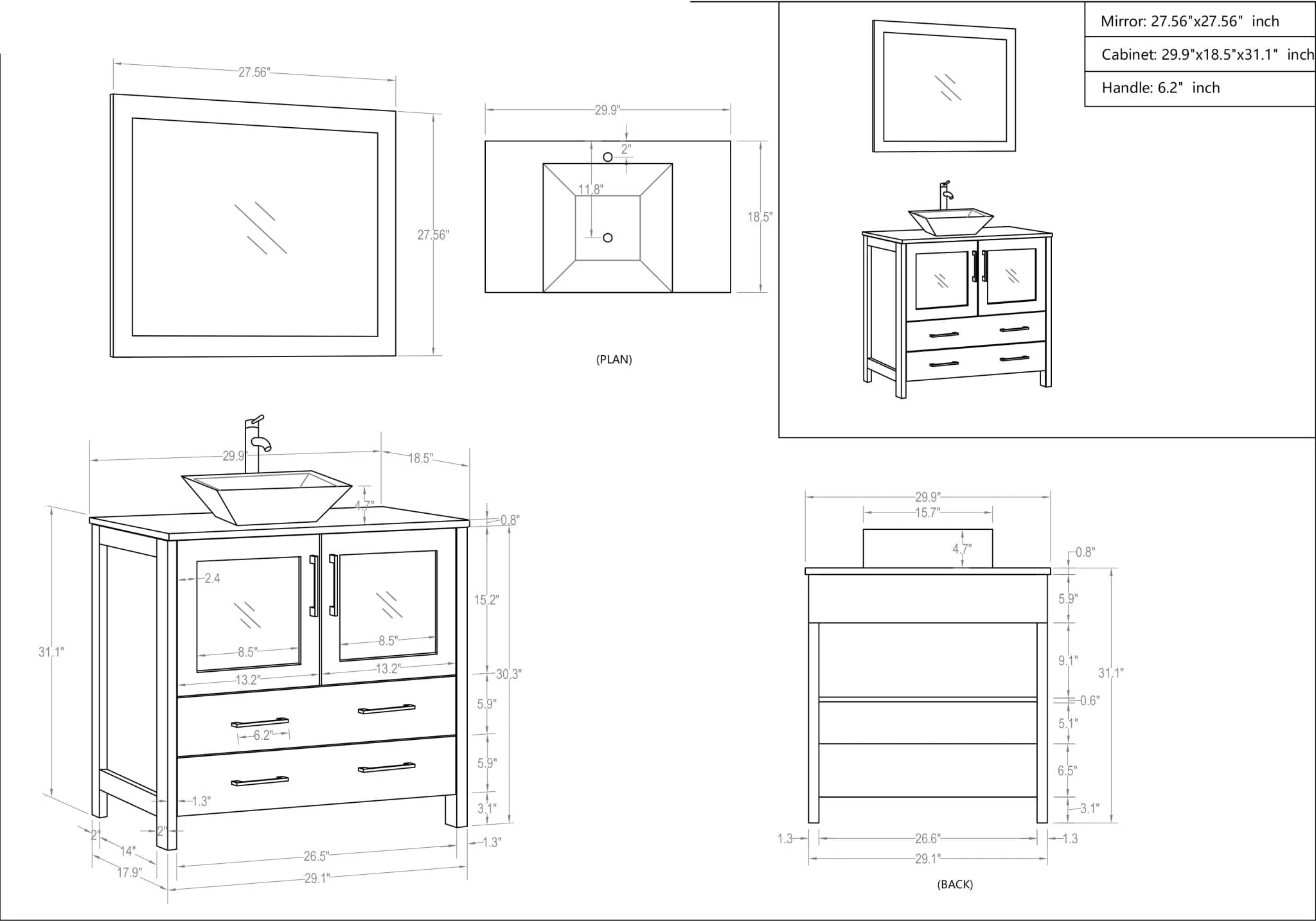 VANITÉ VA31 - 30" - Image 7